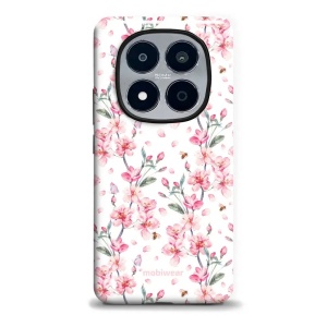 Odolný kryt na mobil Xiaomi Redmi Note 15 Pro 5G - Mobiwear Elite Pro E124E, růžové květy