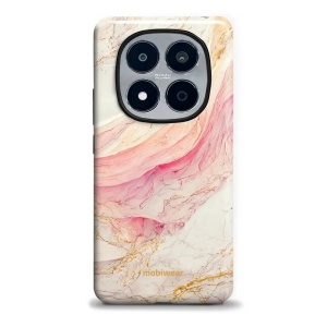 Odolný kryt na mobil Xiaomi Redmi Note 15 Pro 5G - Mobiwear Elite Pro EP32E, růžový a zlatavý mramor