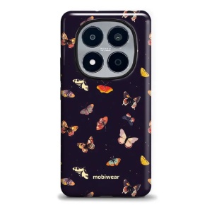 Odolný kryt na mobil Xiaomi Redmi Note 15 Pro 5G - Mobiwear Elite Pro EP78E, barevní motýlci