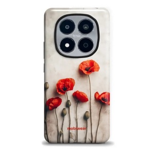 Odolný kryt na mobil Xiaomi Redmi Note 15 Pro 5G - Mobiwear Elite Pro EP42E, vlčí máky