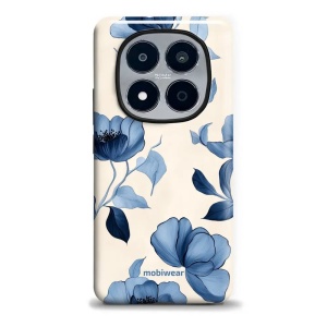 Odolný kryt na mobil Xiaomi Redmi Note 15 Pro 5G - Mobiwear Elite Pro EP73E, modrá krása květů