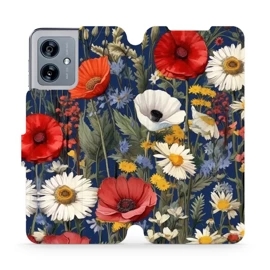 Flipové pouzdro Mobiwear - Motorola Moto G54 5G / Moto G54 5G Power Edition - VP46S Temná louka
