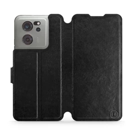 Flipové pouzdro Mobiwear - Xiaomi 13T / 13T Pro - Černé a šedé