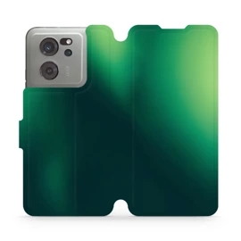 Flipové pouzdro Mobiwear - Xiaomi 13T / 13T Pro - VP61S Zelený odstín