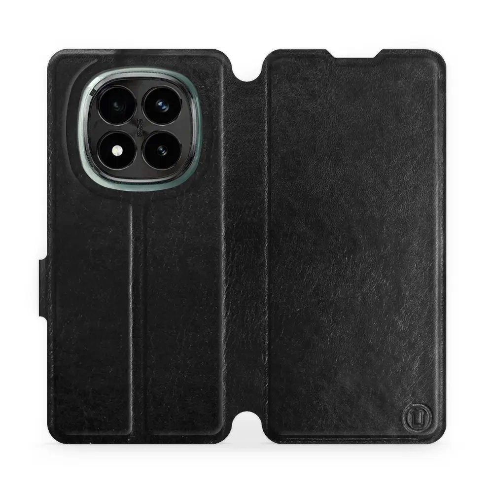 Flipové pouzdro Mobiwear - Xiaomi Redmi Note 14 Pro Plus 5G - Černé a šedé