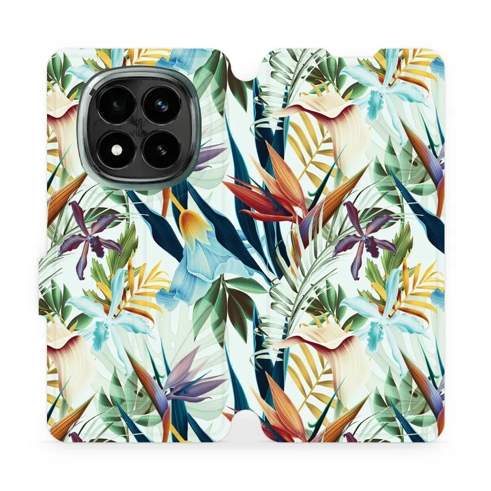 Flipové pouzdro Mobiwear - Xiaomi Redmi Note 14 Pro Plus 5G - M071P Flóra