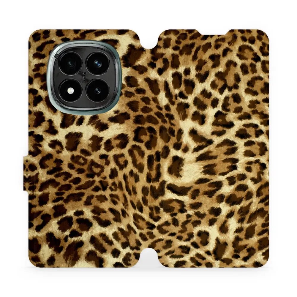 Flipové pouzdro Mobiwear - Xiaomi Redmi Note 14 Pro Plus 5G - VA33P Leopardí vzor