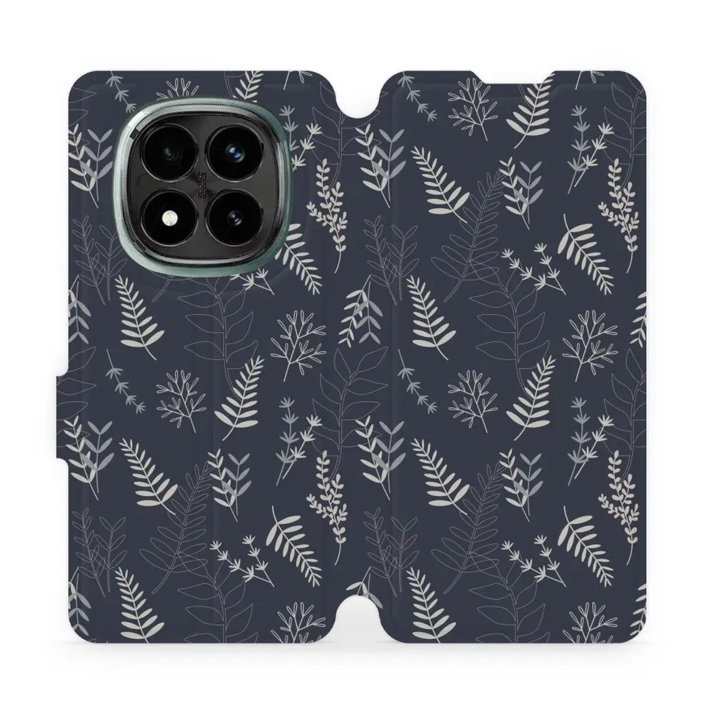 Flipové pouzdro Mobiwear - Xiaomi Redmi Note 14 Pro Plus 5G - VP15S Kapradiny