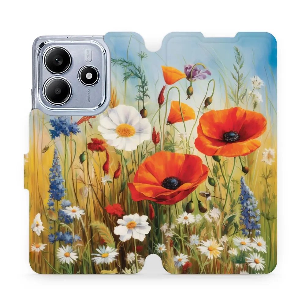 Flipové pouzdro Mobiwear - Xiaomi Redmi Note 14 5G - VP43S Letní louka