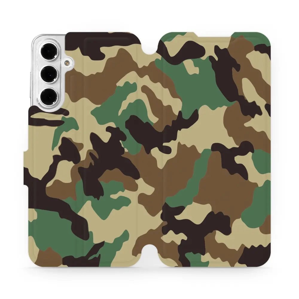 Flipové pouzdro Mobiwear - Samsung Galaxy A16 / A16 5G - V111P Maskáče