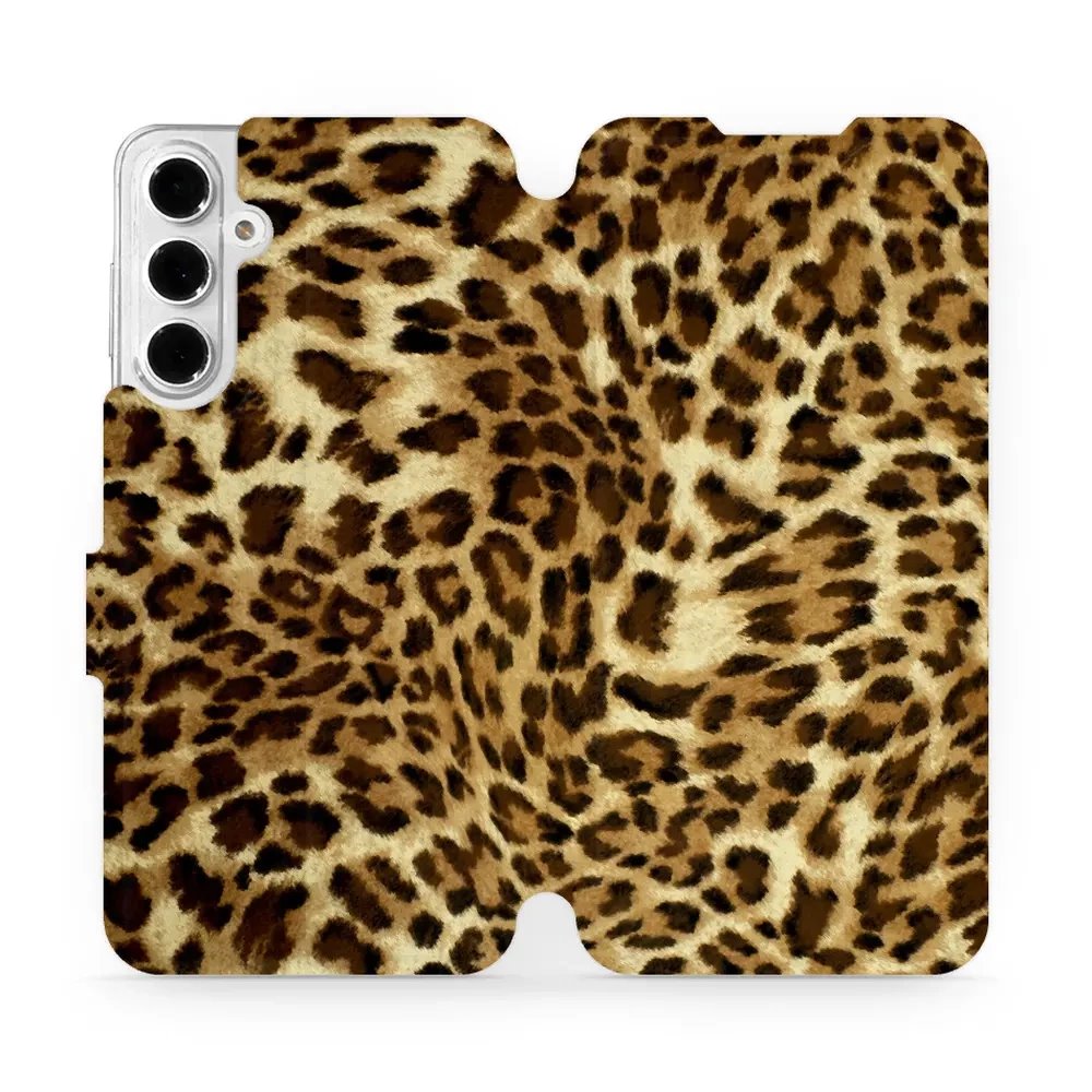 Flipové pouzdro Mobiwear - Samsung Galaxy A16 / A16 5G - VA33P Leopardí vzor