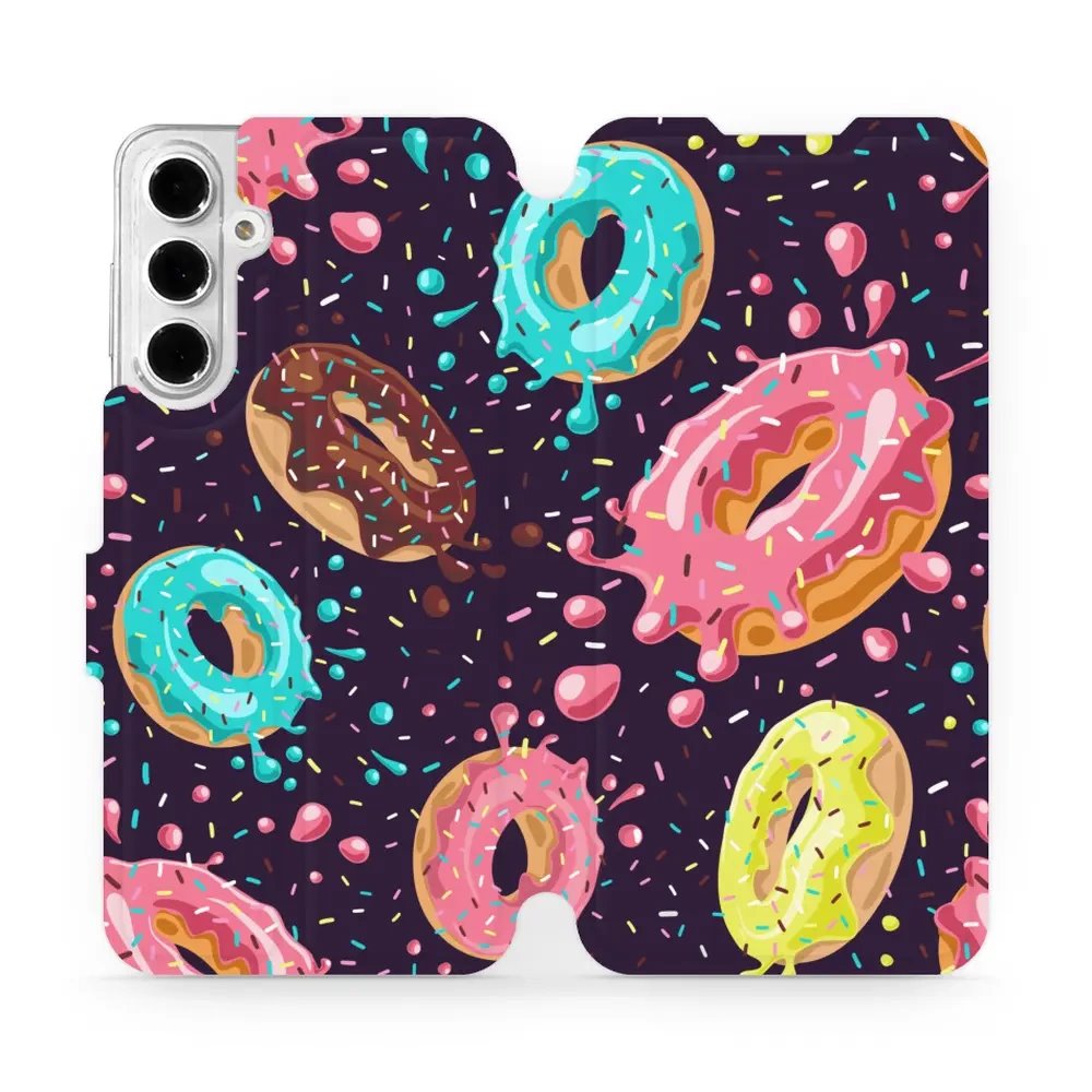 Flipové pouzdro Mobiwear - Samsung Galaxy A16 / A16 5G - VP19S Donutky