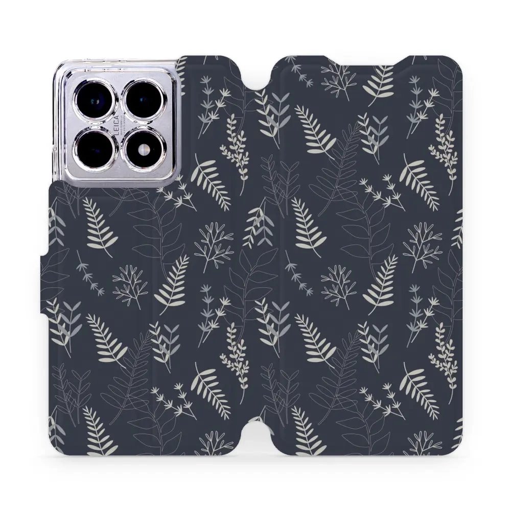 Flipové pouzdro Mobiwear - Xiaomi 14T - VP15S Kapradiny