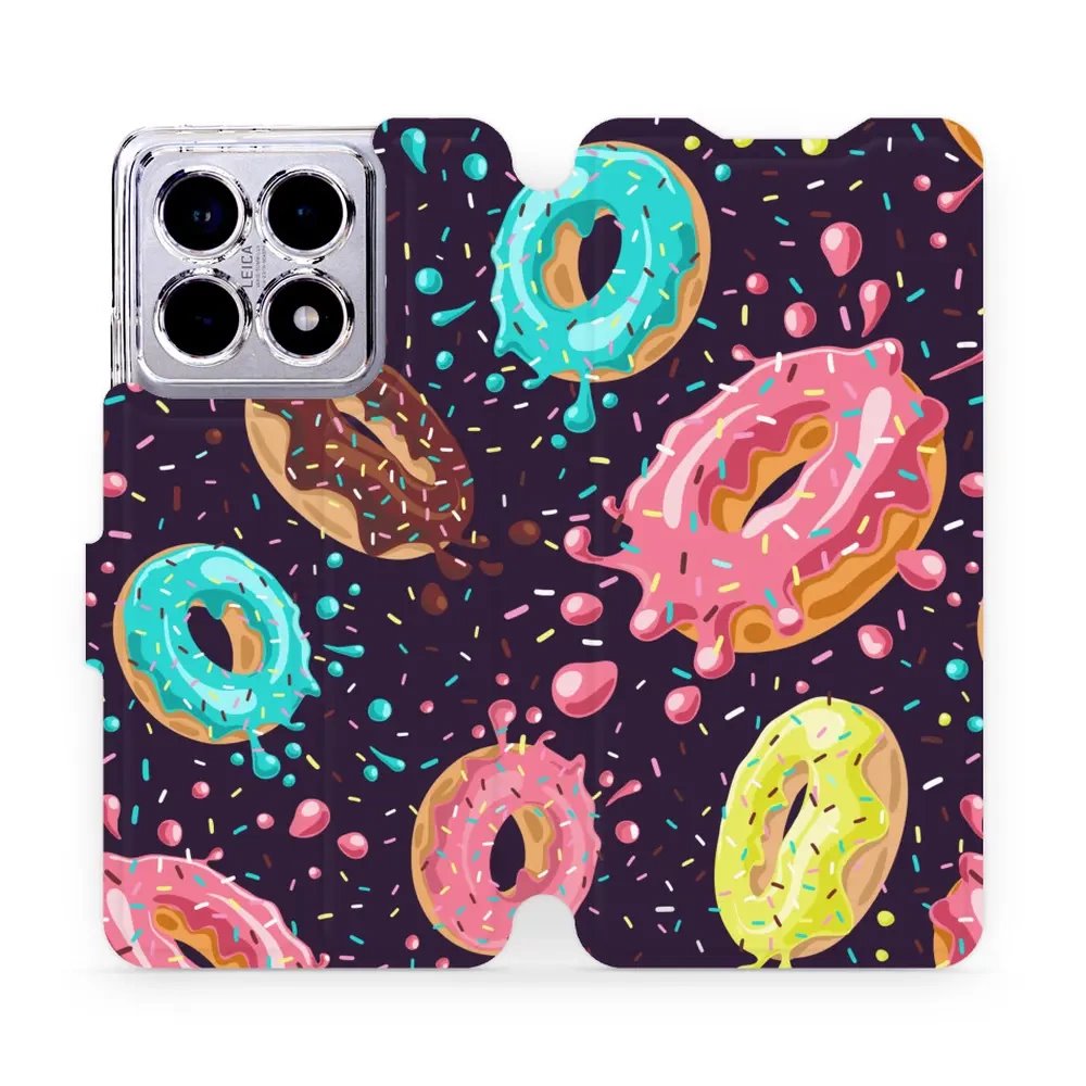 Flipové pouzdro Mobiwear - Xiaomi 14T - VP19S Donutky