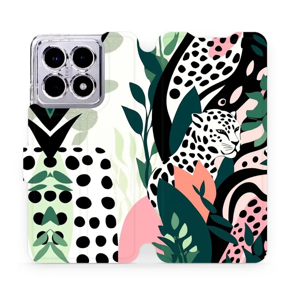 Flipové pouzdro Mobiwear - Xiaomi 14T - VP53S Levhart
