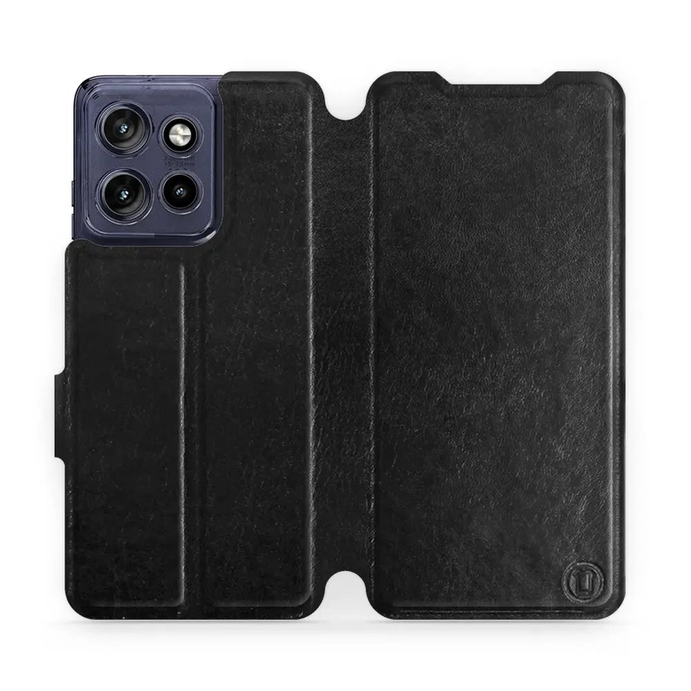 Flipové pouzdro Mobiwear - Motorola Edge 50 Neo - Černé a šedé