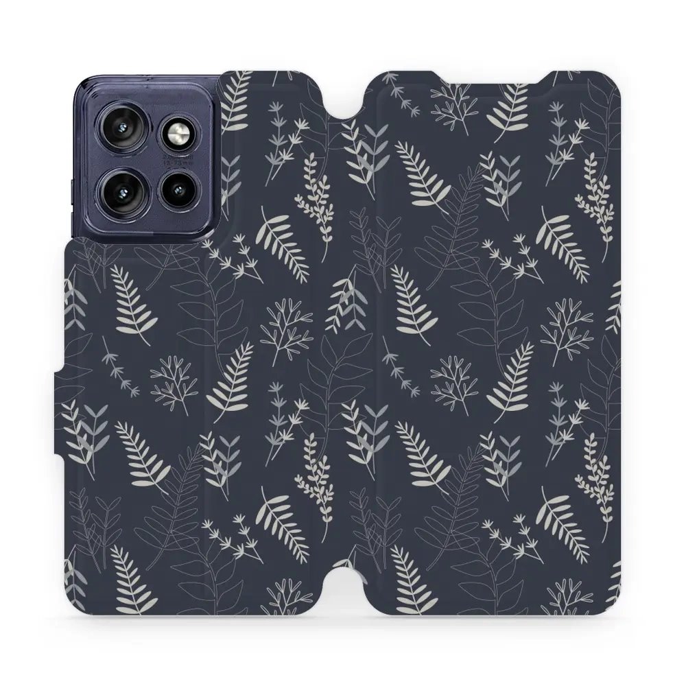 Flipové pouzdro Mobiwear - Motorola Edge 50 Neo - VP15S Kapradiny