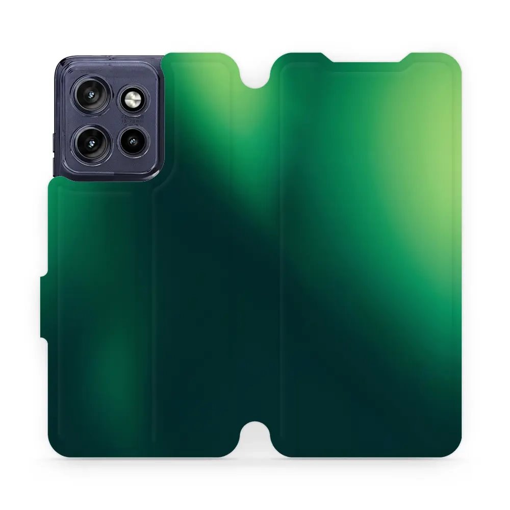 Flipové pouzdro Mobiwear - Motorola Edge 50 Neo - VP61S Zelený odstín