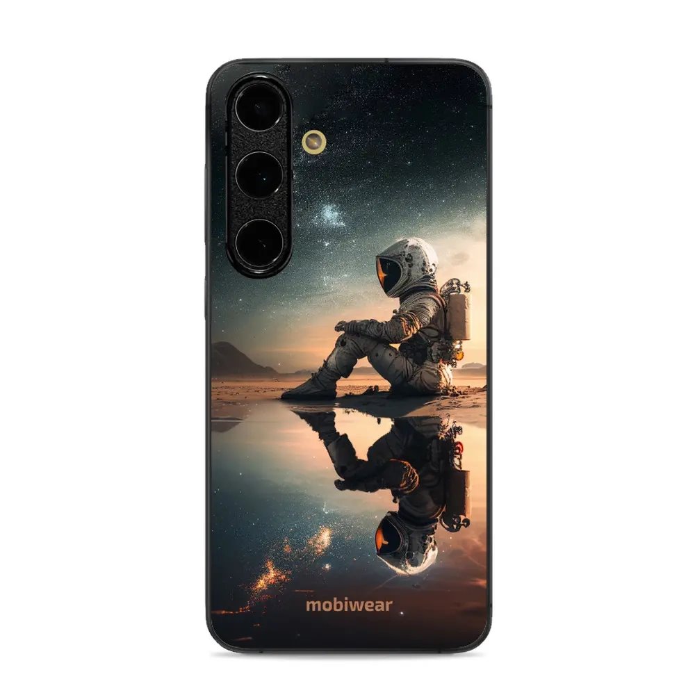 Lesklý kryt Mobiwear Glossy - Samsung Galaxy S24 FE - G003G Astronaut na samotce