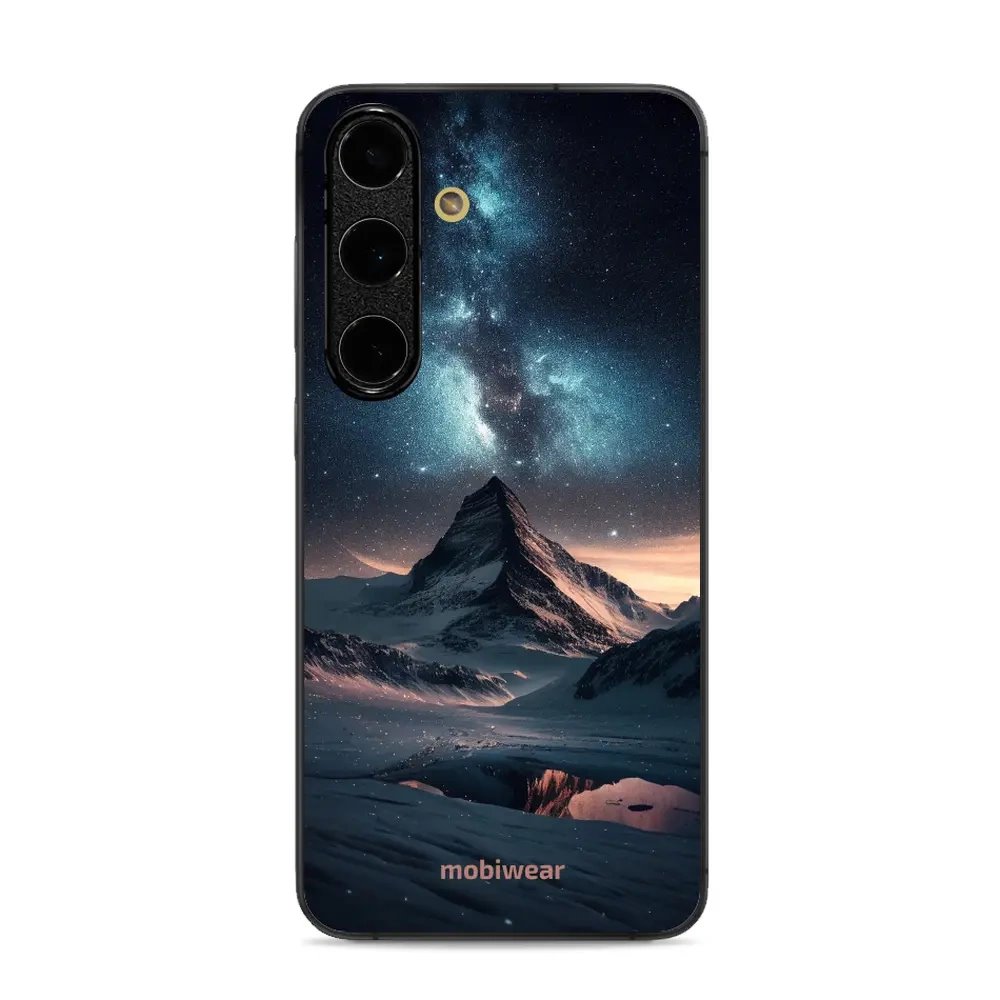 Lesklý kryt Mobiwear Glossy - Samsung Galaxy S24 FE - G006G Hora s hvězdnou oblohou