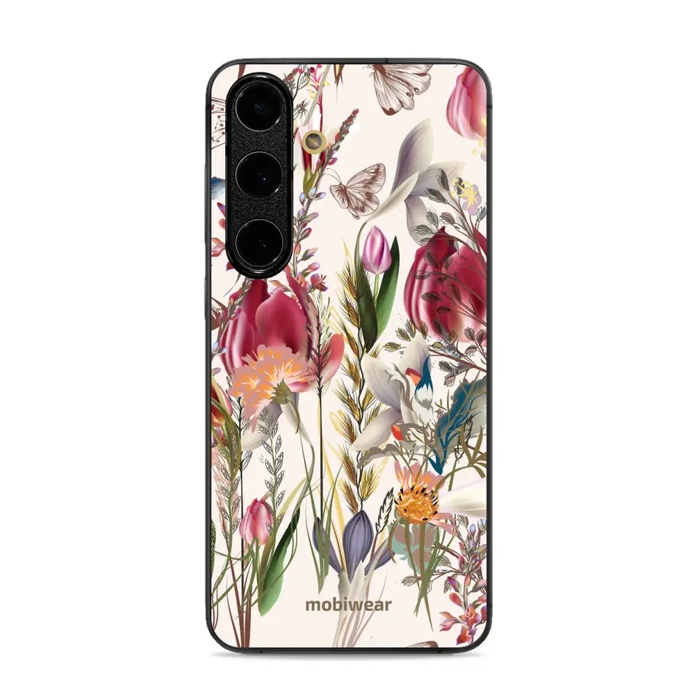 Lesklý kryt Mobiwear Glossy - Samsung Galaxy S24 FE - G031G - Rozkvetlá louka