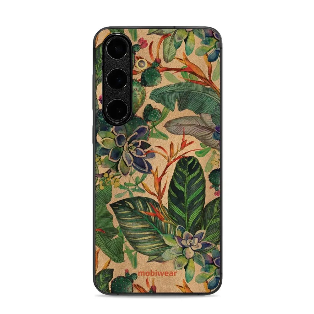 Lesklý kryt Mobiwear Glossy - Samsung Galaxy S24 FE - G036G - Sukulenty