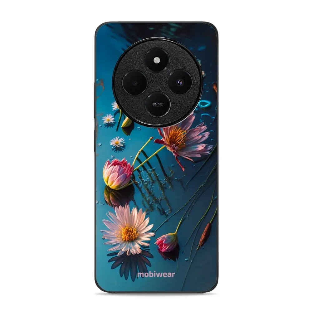Lesklý kryt Mobiwear Glossy - Xiaomi Redmi 14C / Poco C75 - G013G Květy na hladině