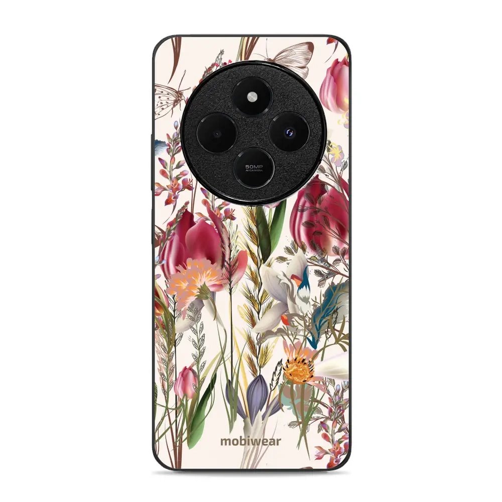 Lesklý kryt Mobiwear Glossy - Xiaomi Redmi 14C / Poco C75 - G031G - Rozkvetlá louka