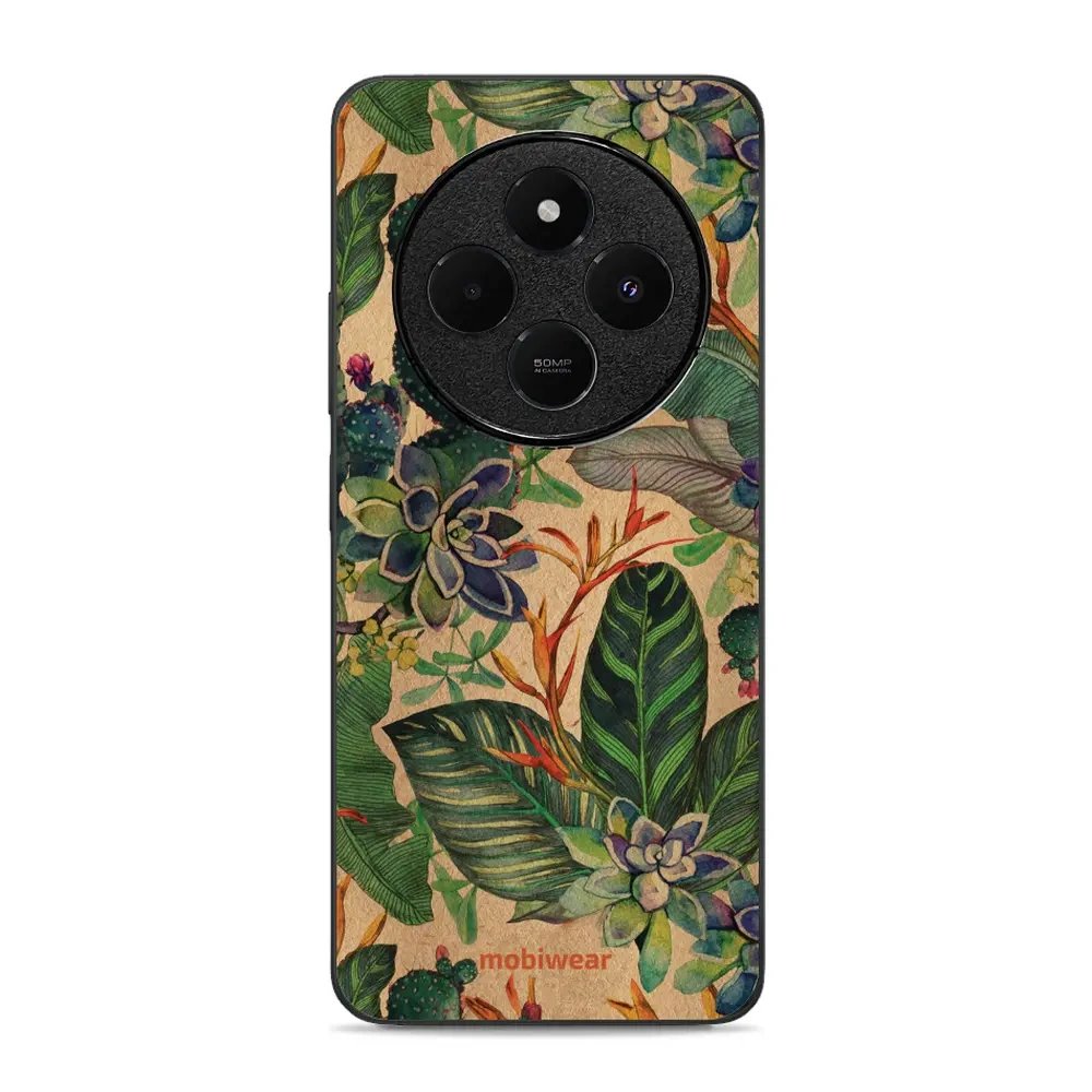 Lesklý kryt Mobiwear Glossy - Xiaomi Redmi 14C / Poco C75 - G036G - Sukulenty