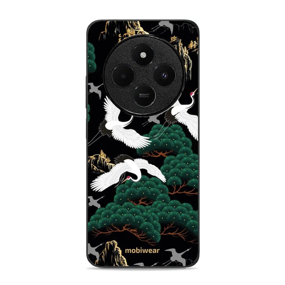 Lesklý kryt Mobiwear Glossy - Xiaomi Redmi 14C / Poco C75 - G042G - Jeřábi