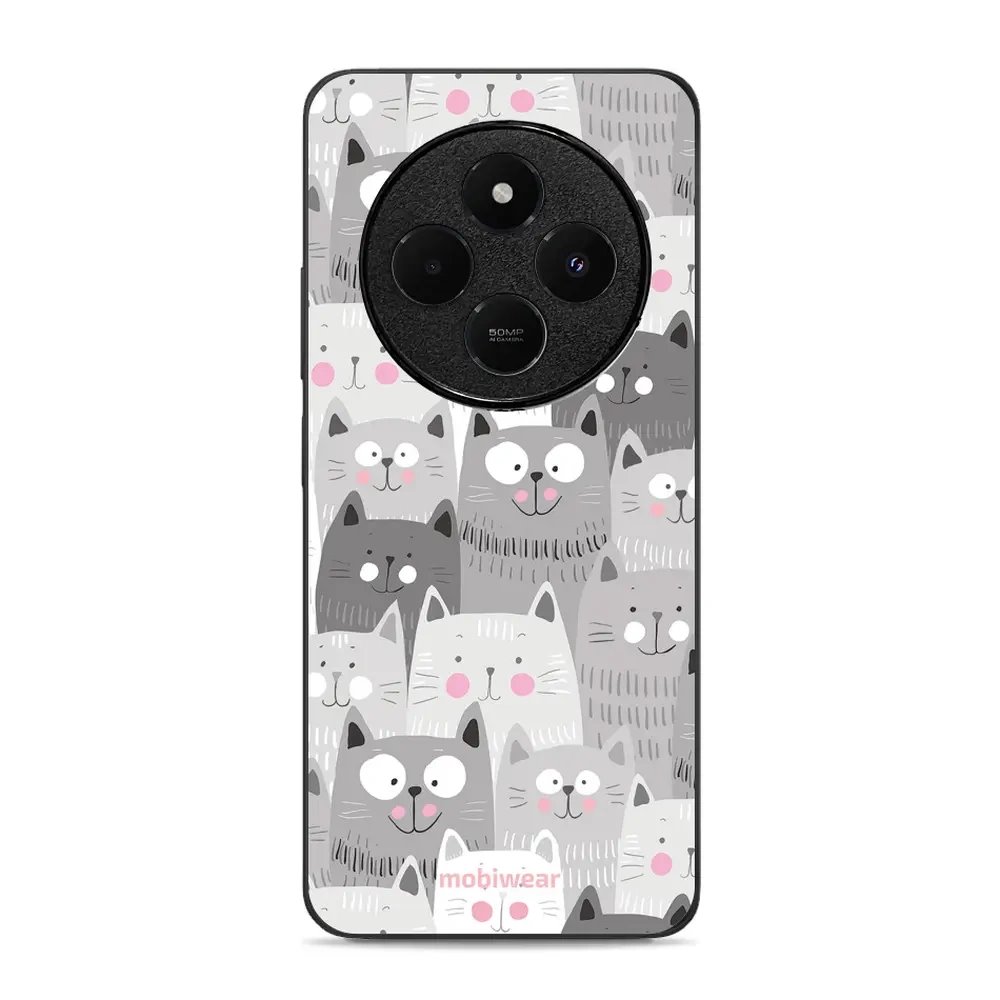 Lesklý kryt Mobiwear Glossy - Xiaomi Redmi 14C / Poco C75 - G045G - Kočičky