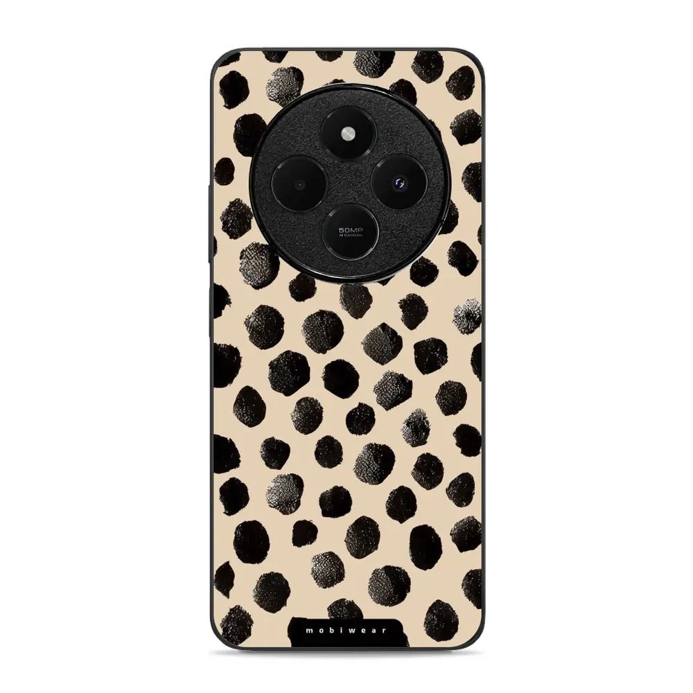 Lesklý kryt Mobiwear Glossy - Xiaomi Redmi 14C / Poco C75 - GA50G Černé puntíky