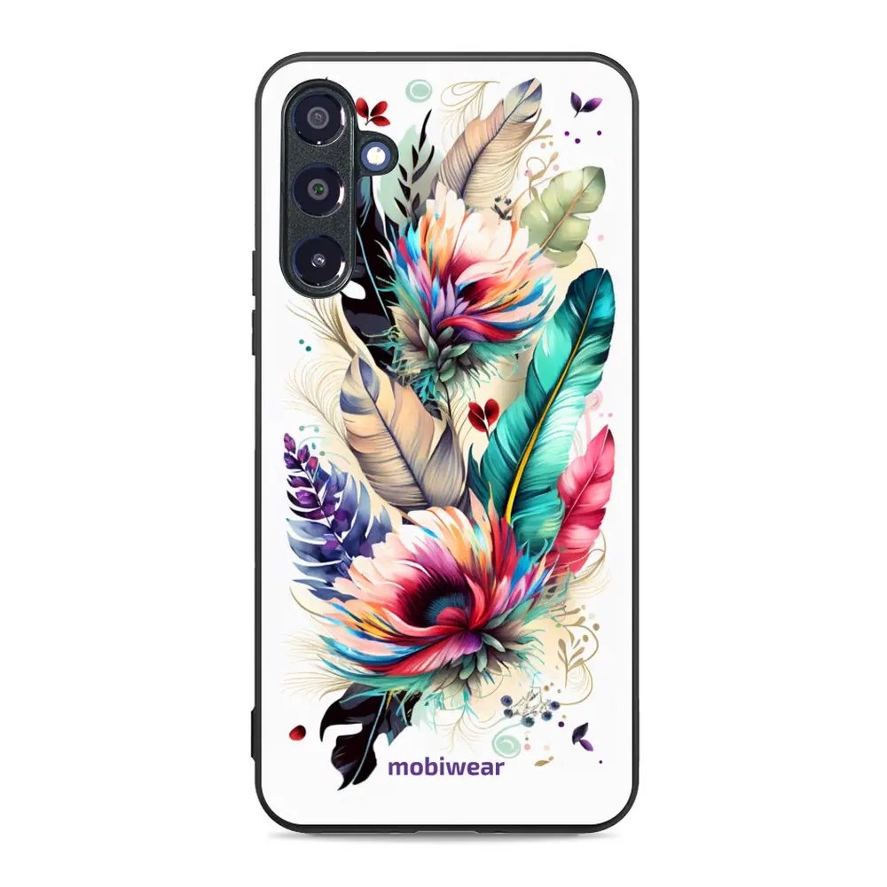 Lesklý kryt Mobiwear Glossy - Samsung Galaxy A16 / A16 5G - G017G Pírka a květy
