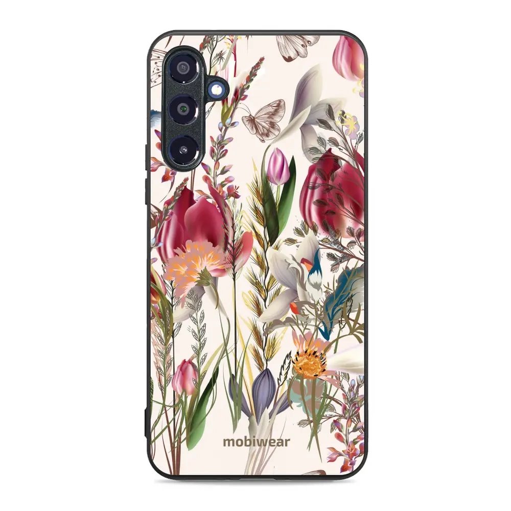 Lesklý kryt Mobiwear Glossy - Samsung Galaxy A16 / A16 5G - G031G - Rozkvetlá louka