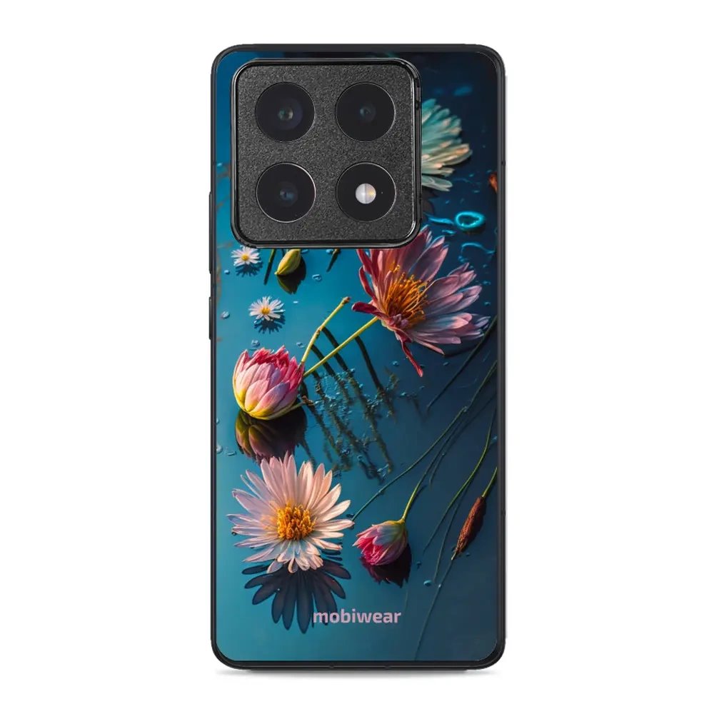 Lesklý kryt Mobiwear Glossy - Xiaomi 14T Pro - G013G Květy na hladině