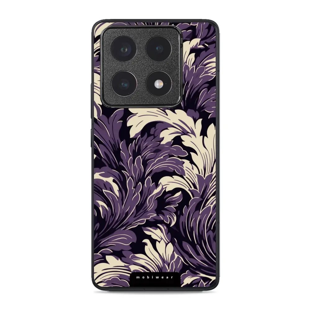 Lesklý kryt Mobiwear Glossy - Xiaomi 14T Pro - GA46G Fialové rostliny