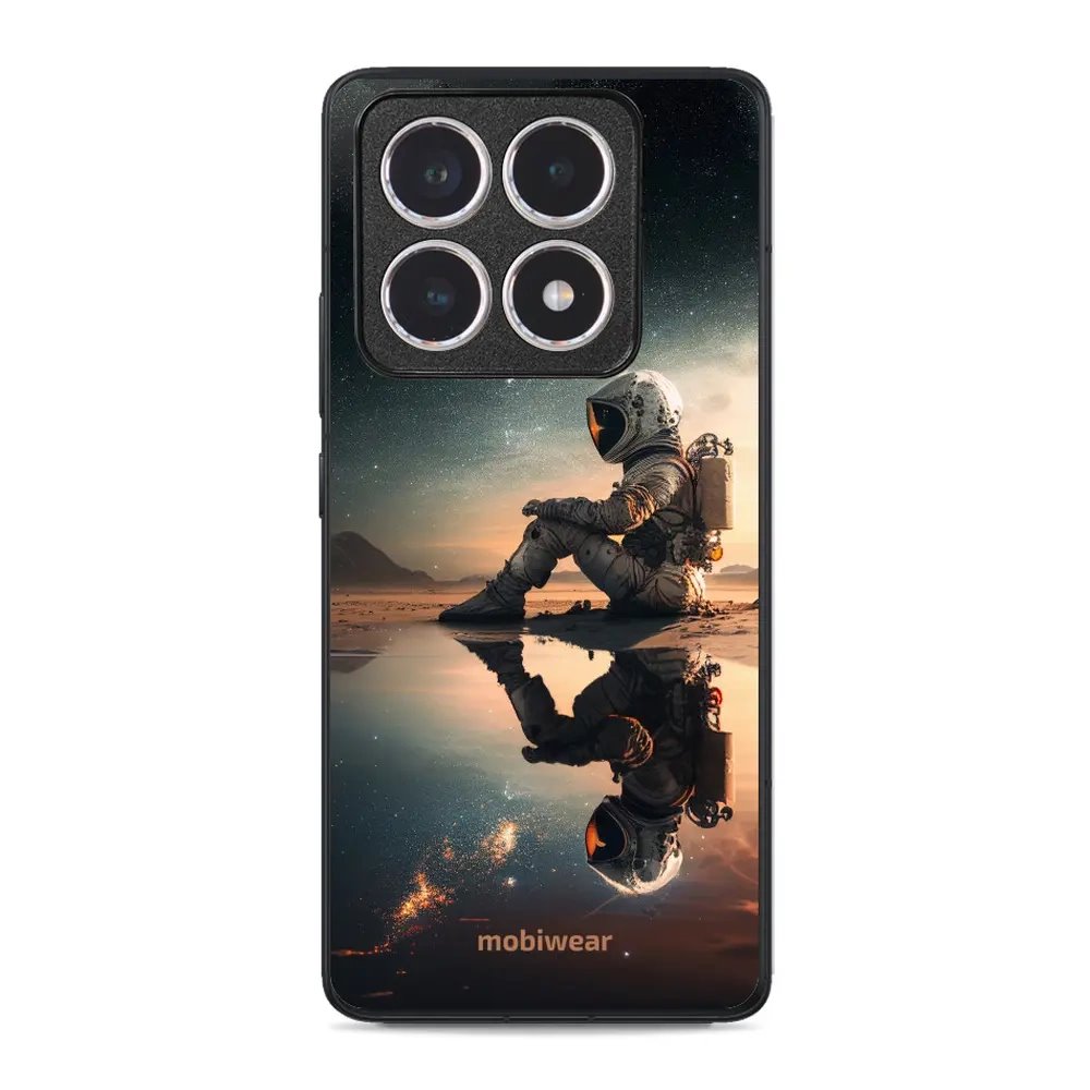 Lesklý kryt Mobiwear Glossy - Xiaomi 14T - G003G Astronaut na samotce