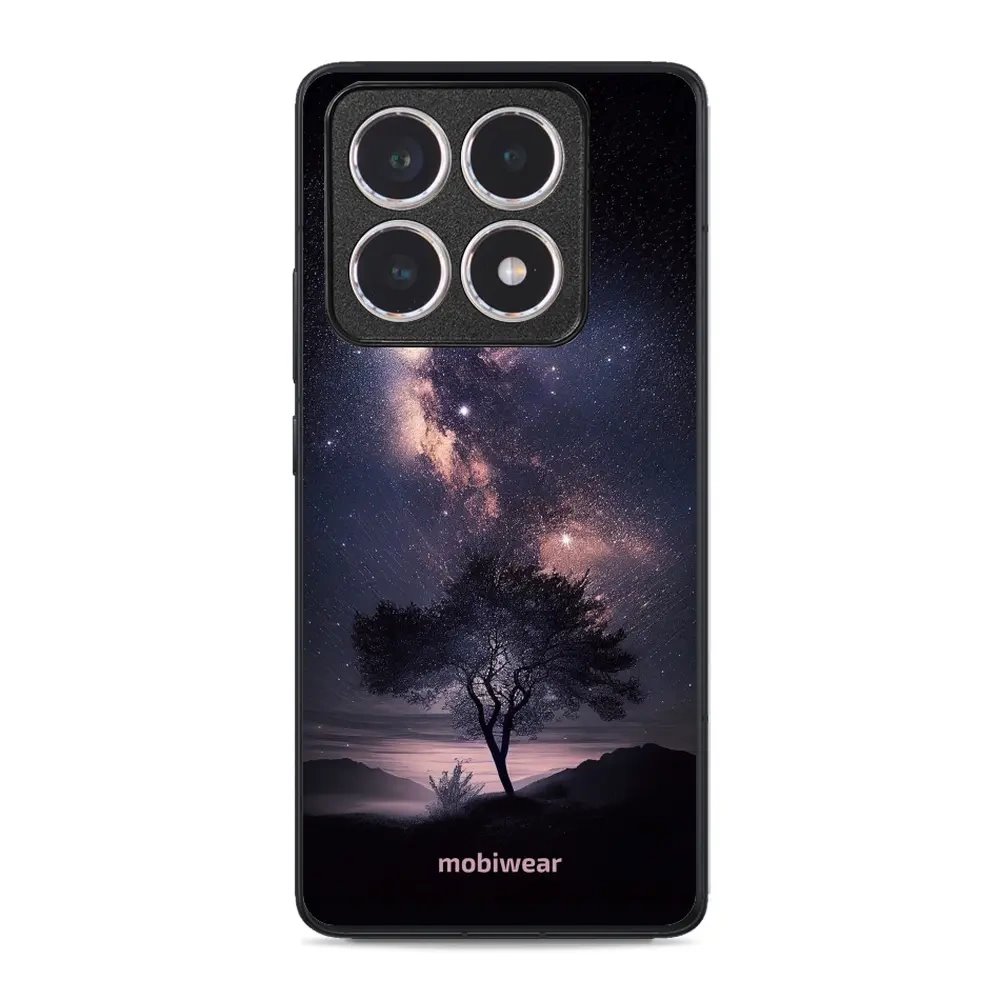Lesklý kryt Mobiwear Glossy - Xiaomi 14T - G005G Strom s galaxií