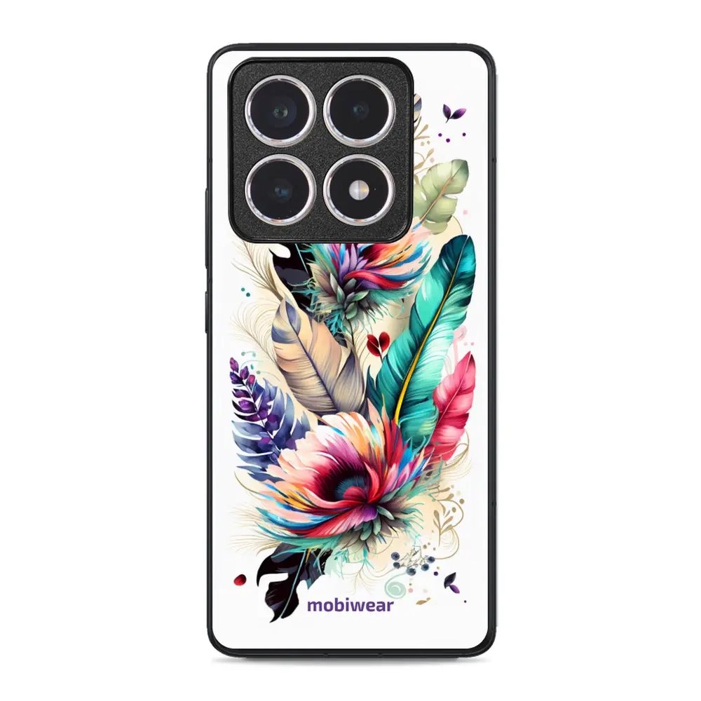 Lesklý kryt Mobiwear Glossy - Xiaomi 14T - G017G Pírka a květy