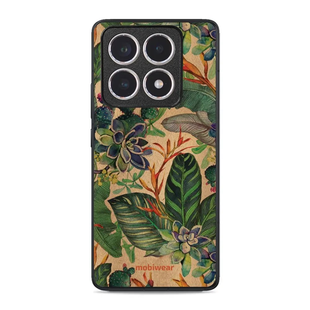 Lesklý kryt Mobiwear Glossy - Xiaomi 14T - G036G - Sukulenty