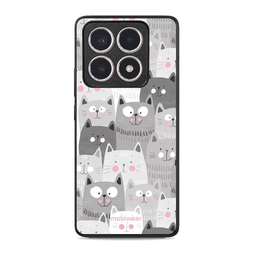 Lesklý kryt Mobiwear Glossy - Xiaomi 14T - G045G - Kočičky