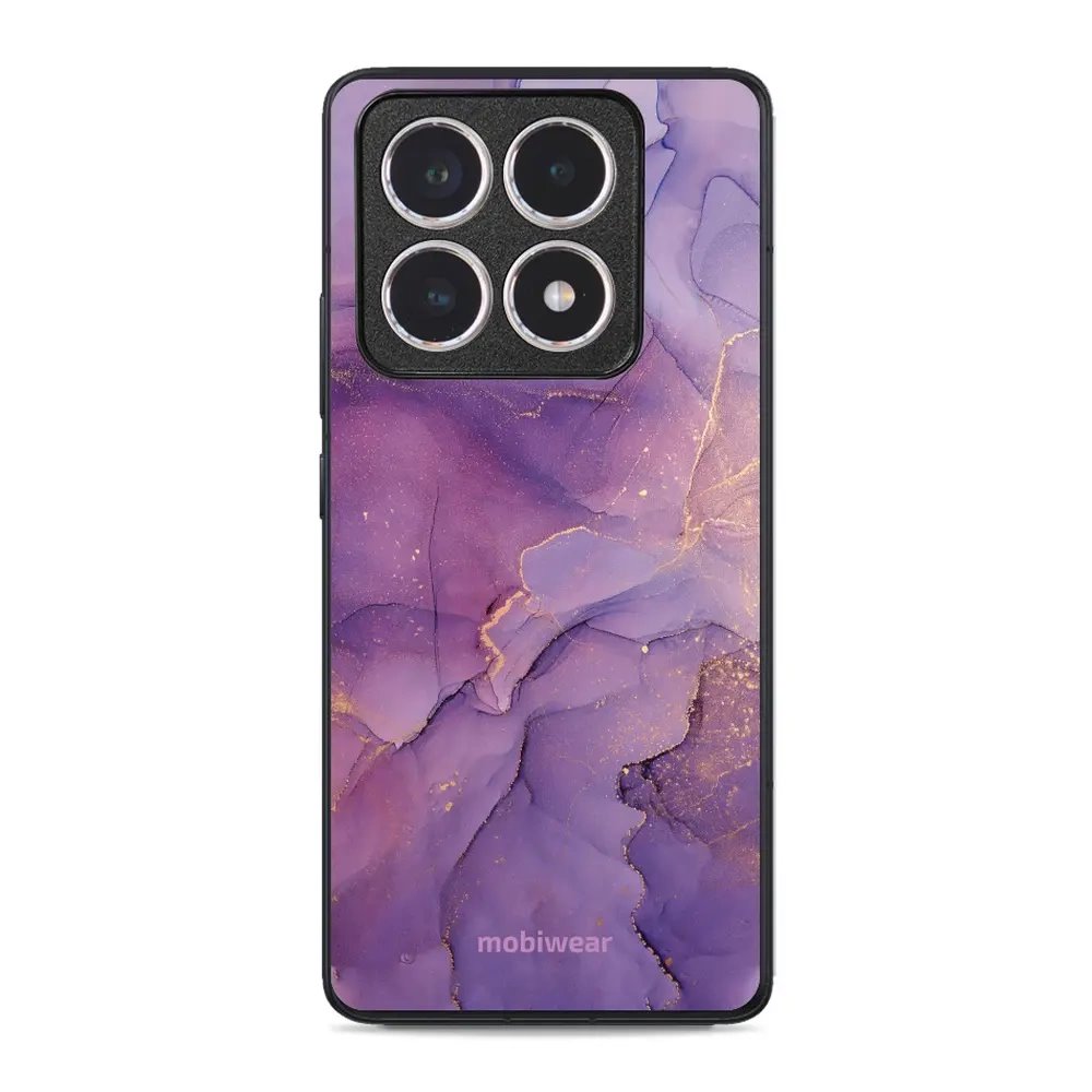Lesklý kryt Mobiwear Glossy - Xiaomi 14T - G050G - Fialový mramor