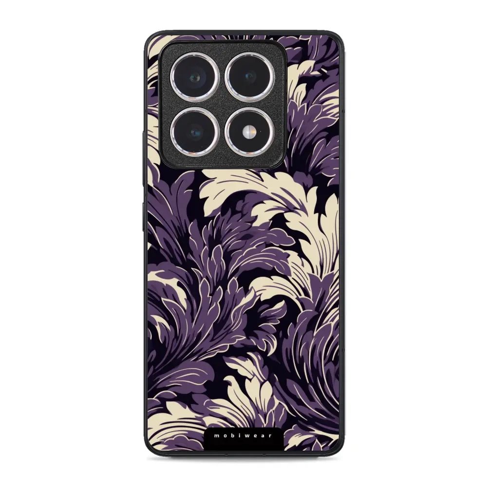 Lesklý kryt Mobiwear Glossy - Xiaomi 14T - GA46G Fialové rostliny