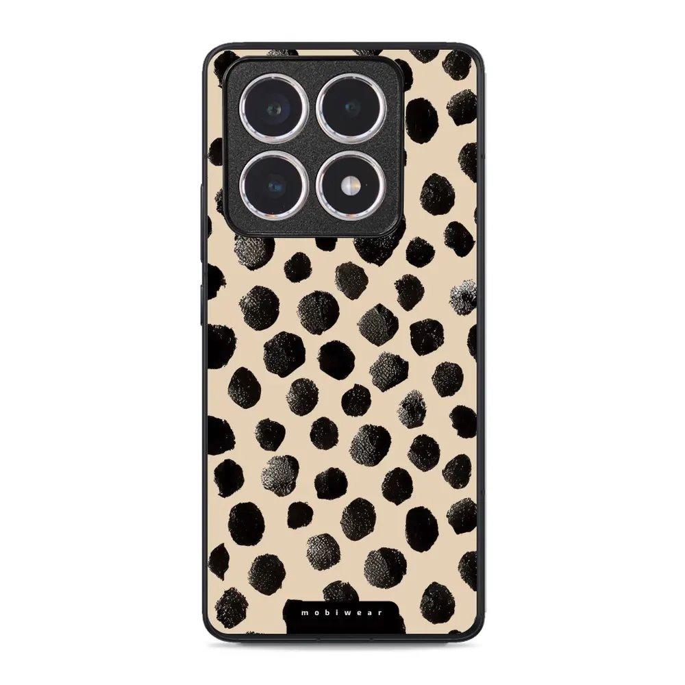 Lesklý kryt Mobiwear Glossy - Xiaomi 14T - GA50G Černé puntíky