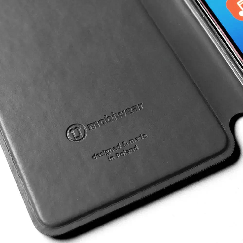 Flip pouzdro Mobiwear na mobil Samsung Galaxy S26 - MD01S, růže na bílé