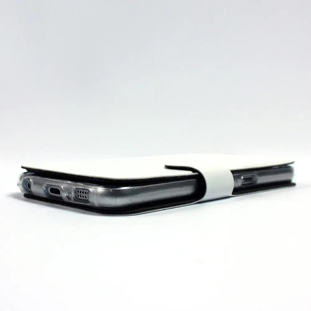 Flip pouzdro Mobiwear na mobil Samsung Galaxy S26 - MD01S, růže na bílé