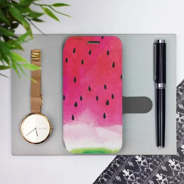 Flip pouzdro na mobil Honor 600 Lite - Mobiwear V086S, melounek