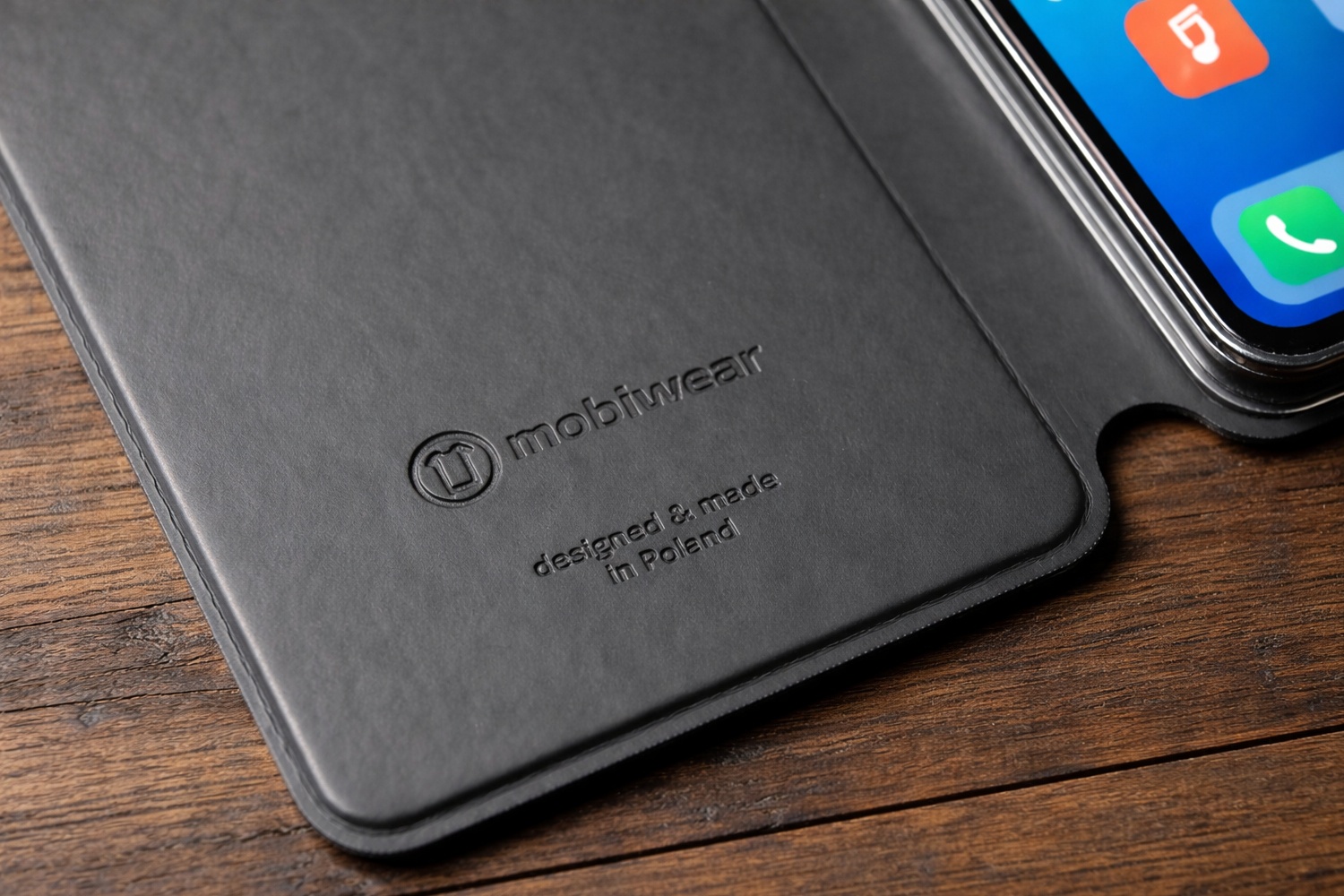 Kožené flip pouzdro Mobiwear - Samsung Galaxy S25 Ultra - Černé