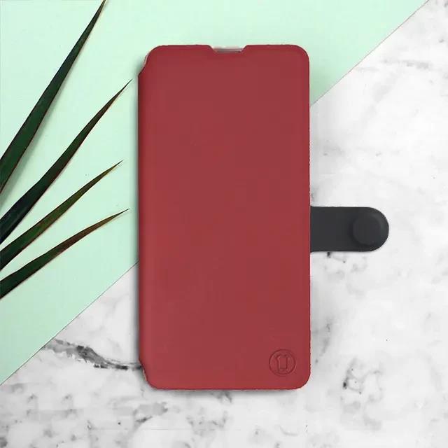 Flip pouzdro Mobiwear Semiš na mobil Vivo V70 FE - cihlové & černé