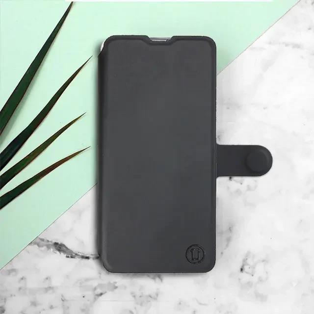 Flipové pouzdro Mobiwear Semiš - Xiaomi Redmi 14C / Poco C75 - Černé